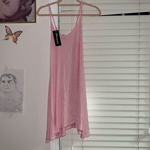 Baby pink casual sundress